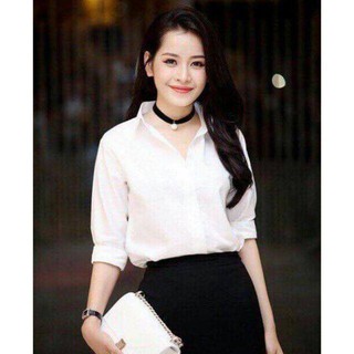 Áo sơ mi nữ công sở hàng xuất dư