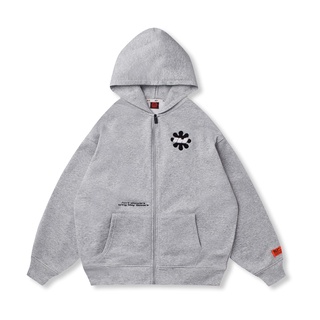 Áo Hoodie Zipper SLY Flora Xám