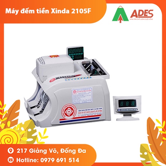 [Mã 154ELSALE2 giảm 7% đơn 300K] Máy đếm tiền Xinda 2105F mới nhất 2021 - BH 12 tháng