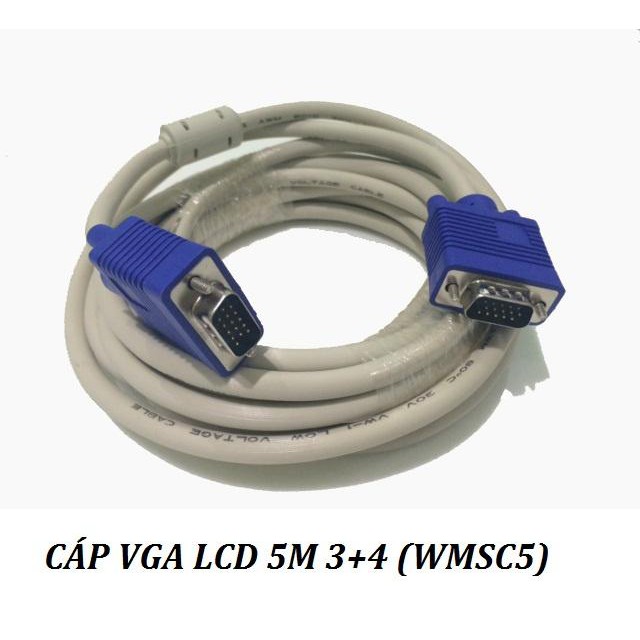 Cáp VGA LCD VMSC dành cho màn hình tv từ 1.5m đến 30m 1.5m vmsc1.5 , 3m vmsc3 , 5m vmsc5 , 10m vmsc10