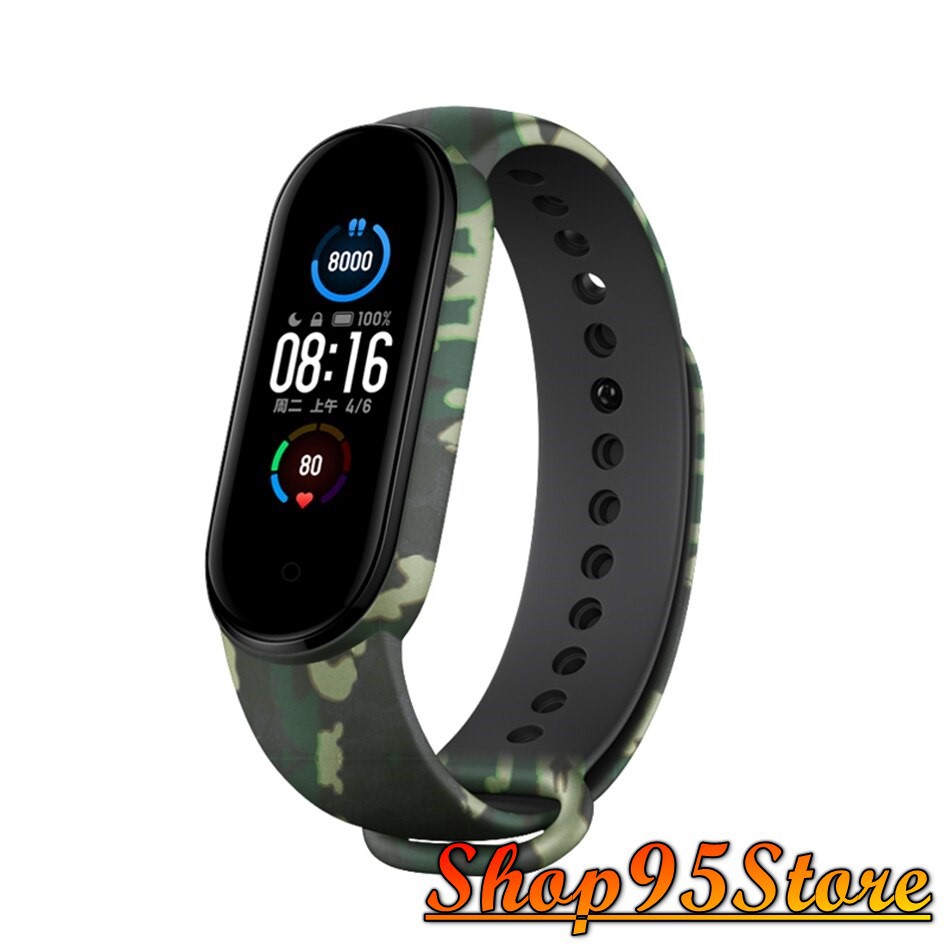 Dây đeo thay thế Xiaomi miband 5 (Rằn ri)