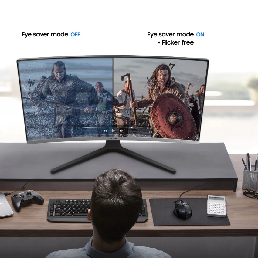 Màn Hình Cong Samsung 27 inch LC27R500FHE Full Viền Chính Hãng Mới 100% Bảo Hành 2 Năm