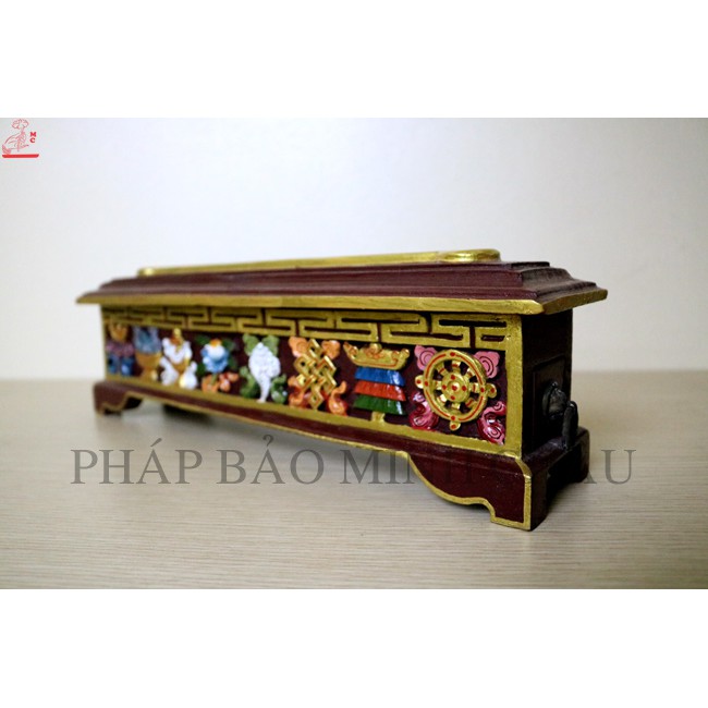 LƯ XÔNG 8 CÁT TƯỜNG GỖ NEPAL (18CM - 28CM - 36CM)
