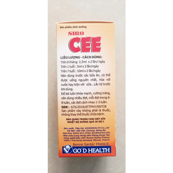 Siro tăng đề kháng Ceethymo chai 120ml. Hỗ trợ tăng cường miễn dịch, nâng cao sức khỏe