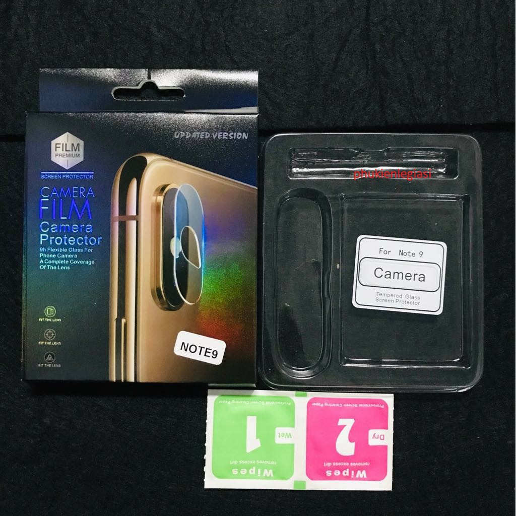 Miếng dán bảo vệ camera mặt sau Samsung Note 8; Note 9; M20