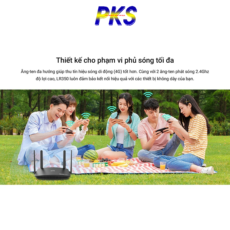 Router Wi-Fi 4G LTE Chuẩn N Tốc Độ 300 Mbps Totolink LR350 - Hàng chính hãng