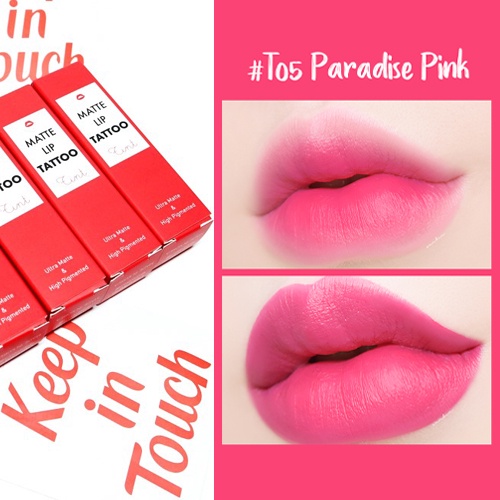 //LUXUBU// Son nước bền màu Keep In Touch Matte Lip Tattoo Tint / COCOLAND | BigBuy360 - bigbuy360.vn