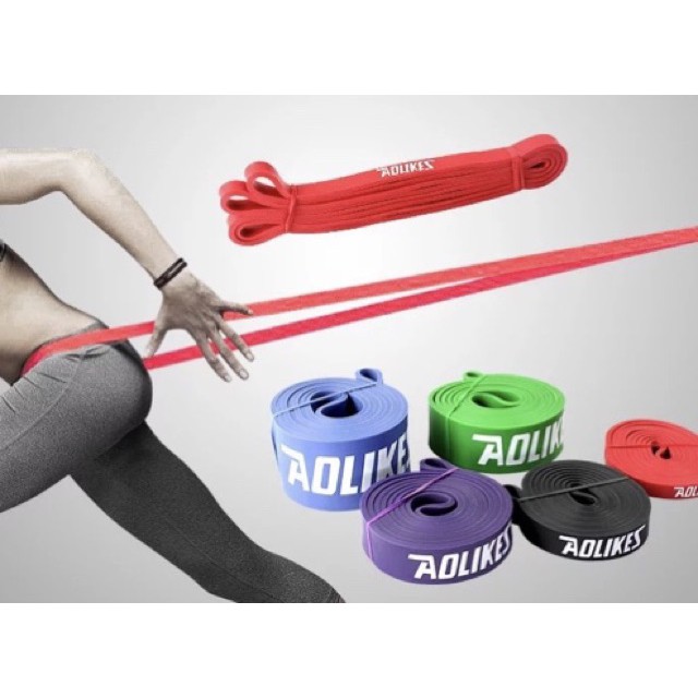 Bộ 6 Dây tập chân mông cao cấp Phụ kiện Aolikes Dây kháng lực miniband đủ size (3601)