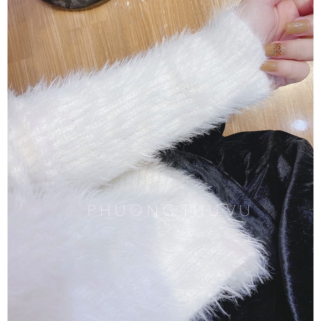 Sét áo len lông QC chất dầy dặn lông mềm mượt loại 1 - Ảnh thật tự chụp | BigBuy360 - bigbuy360.vn