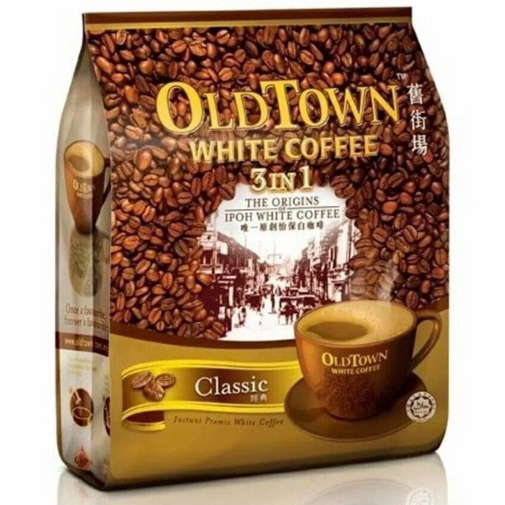 [Rẻ Vô Địch] Cà Phê Trắng OLDTOWN Classic Malaysia (Truyền Thống)