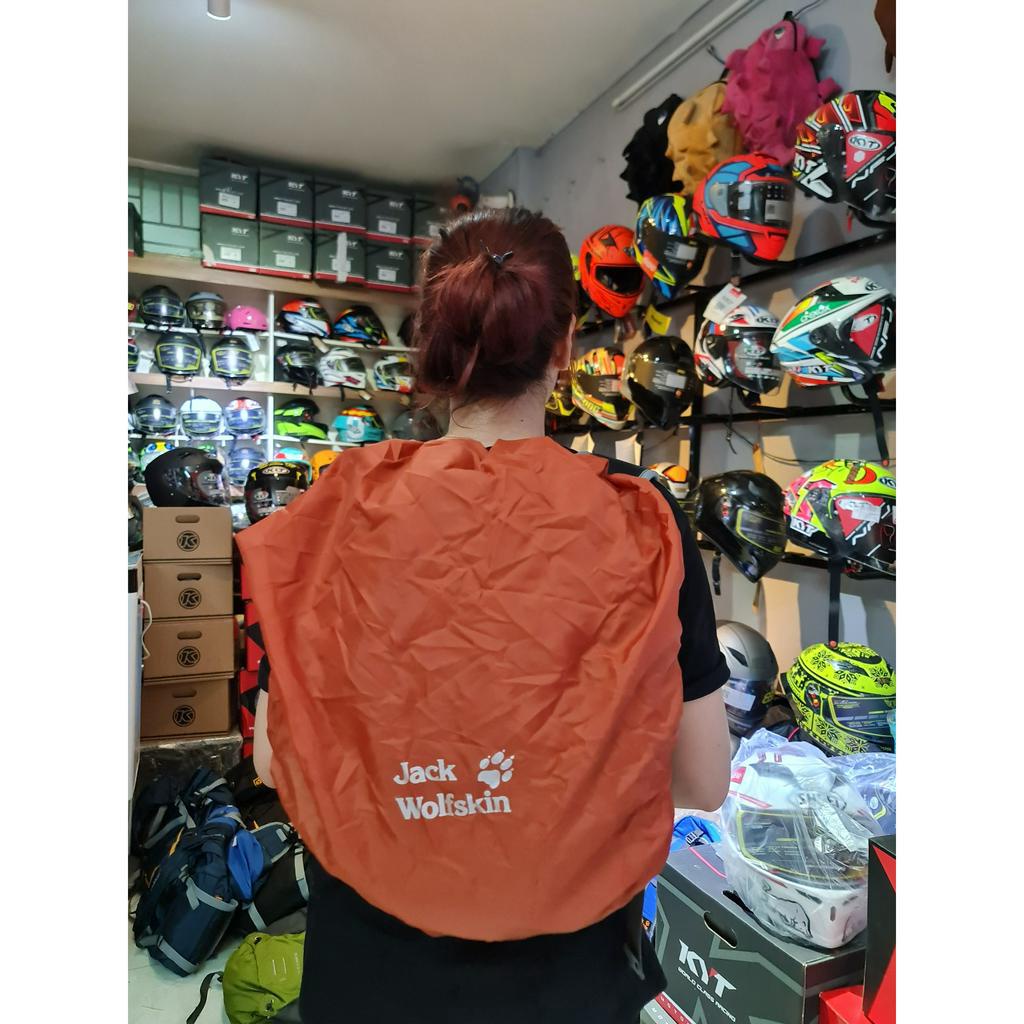 Balo leo núi,du lịch chính hãng Jack Wolfskin 12 lít màu xanh lá
