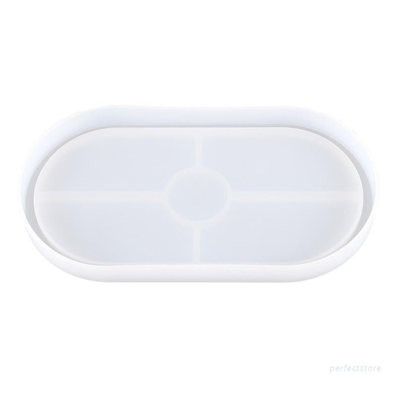 Khuôn Silicone Làm Khay Để Gạt Tàn Thuốc Hình Oval DIY
