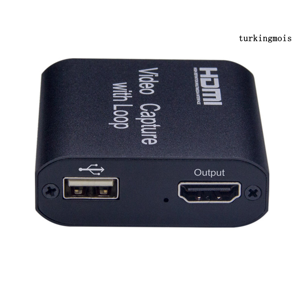 TSP_4K HDMI-compatible to USB2.0 HD 1080P Video Capture Card Dongle for Game Live Streaming