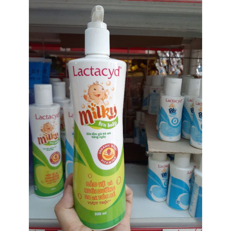 Sữa tắm Lactacyd Milky 250ml và 500ml