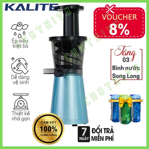 [Mã ELHA22 giảm 6% đơn 300K] (Mã CHUT002 giảm 8%) Máy ép chậm Mini Kalite KL-530 - Hàng chính hãng,Mới 2021