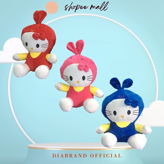 Thú Nhồi Bông Kitty Tai Thỏ Xinh Xắn 50cm [ Diabrand ]