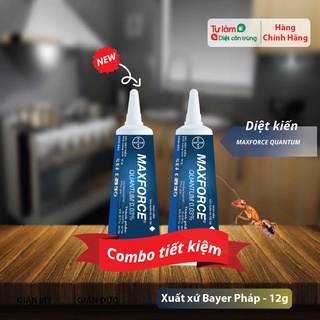 Combo 2 Tuýp Gel Diệt Kiến Maxforce Quantum 12g Bayer Pháp - Tiết Kiệm Hơn, Hiệu Quả Hơn