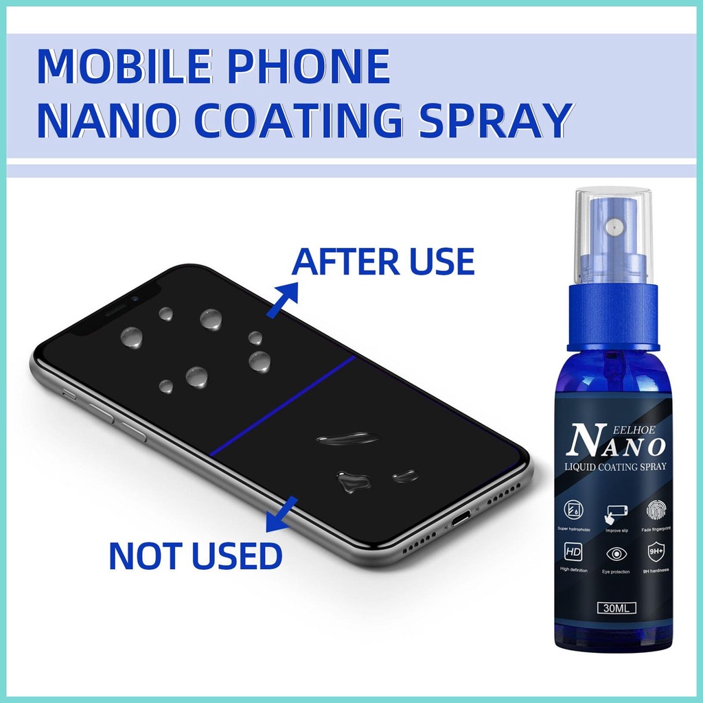 Bình Xịt Nano Bảo Vệ Màn Hình Điện Thoại Chống Dấu Vân Tay