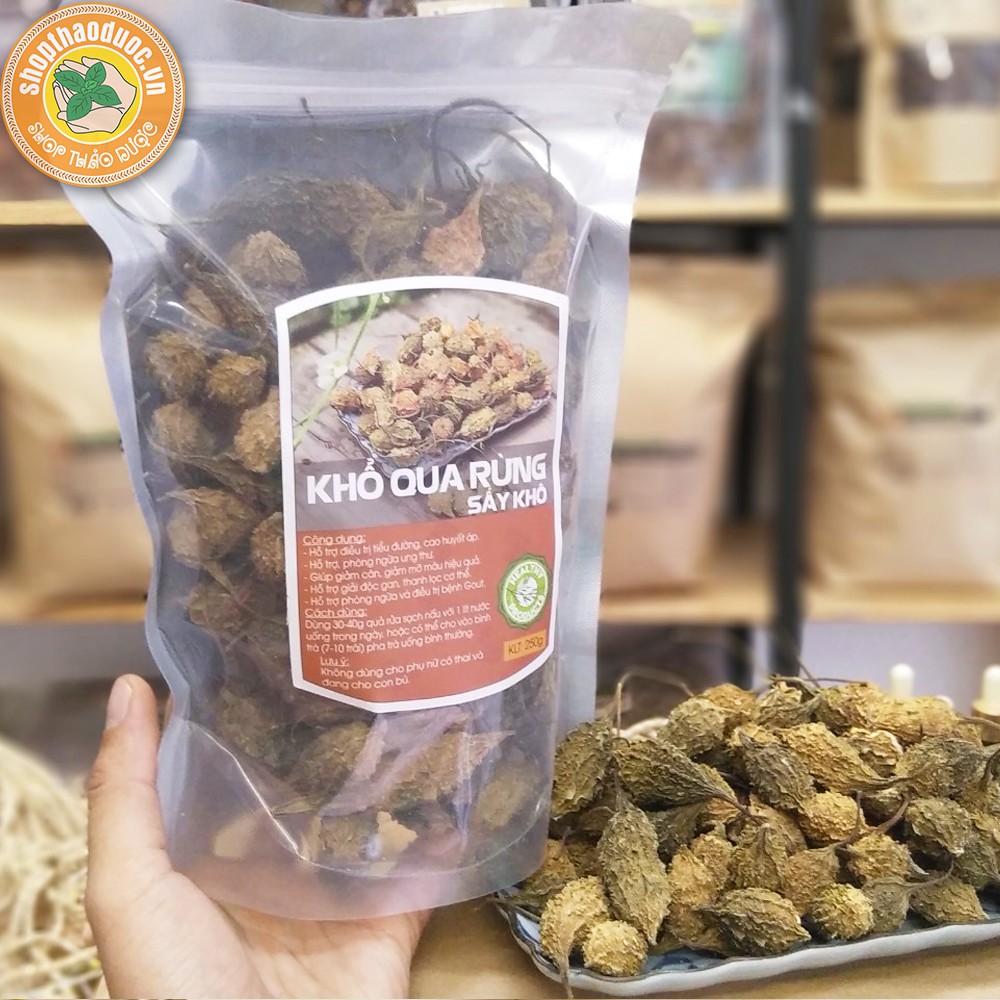 -  khổ qua rừng sấy khô gói lẻ 250g - Khổ qua rừng ổn định đường huyết và hạ mỡ máu