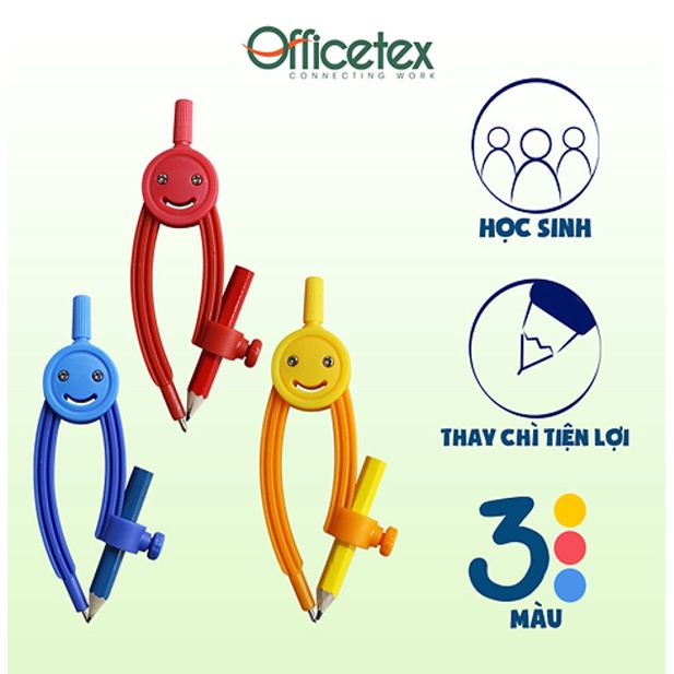 Compa Học Sinh Nhiều Màu CO1002 ( SHOP GIAO MÀU NGẪU NHIÊN)