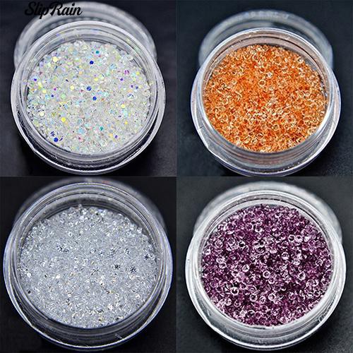 300 hạt đá lấp lánh trang trí móng nghệ thuật kích thước 1.2mm kèm hộp