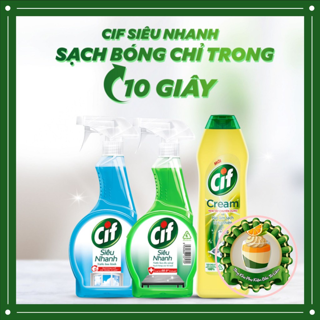 Nước lau đa năng Cif (520ml)