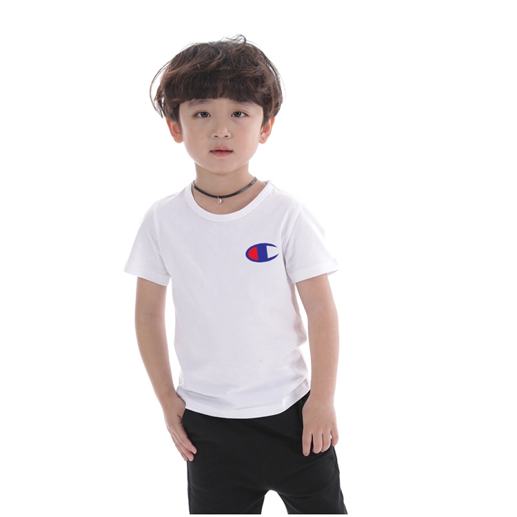 140cm / 8-10 tuổi  Áo Thun Cotton Tay Ngắn Cho Bé Trai