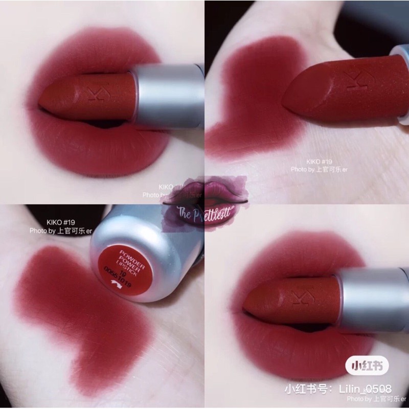 Son Kiko Milano Powder Power Lipstick +2% phí bán hàng