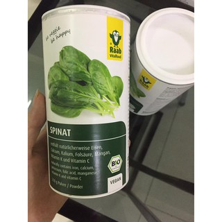 HỮU CƠ - Bột cải bó xôi hữu cơ Raab (210g)