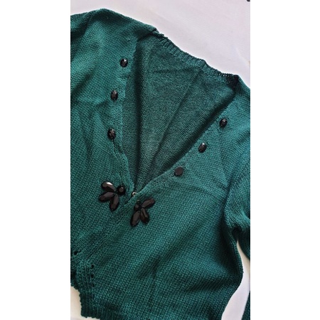 Thanh lý Cardigan len kết cườm Quảng Châu