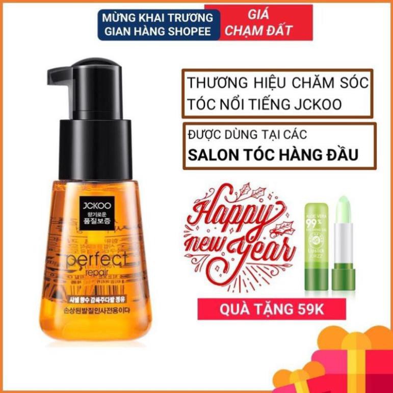 Tinh dầu dưỡng tóc uốn, dưỡng tóc khô xơ, tóc nhuộm Jckoo giúp giữ nếp, tạo nếp tóc mềm mượt, phục hồi hư tổn