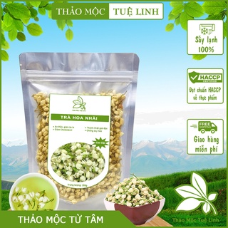 Trà Hoa Nhài Hoa Lài 100gr Freeship Sấy lạnh Nguyên Bông Trắng Đẹp Thượng