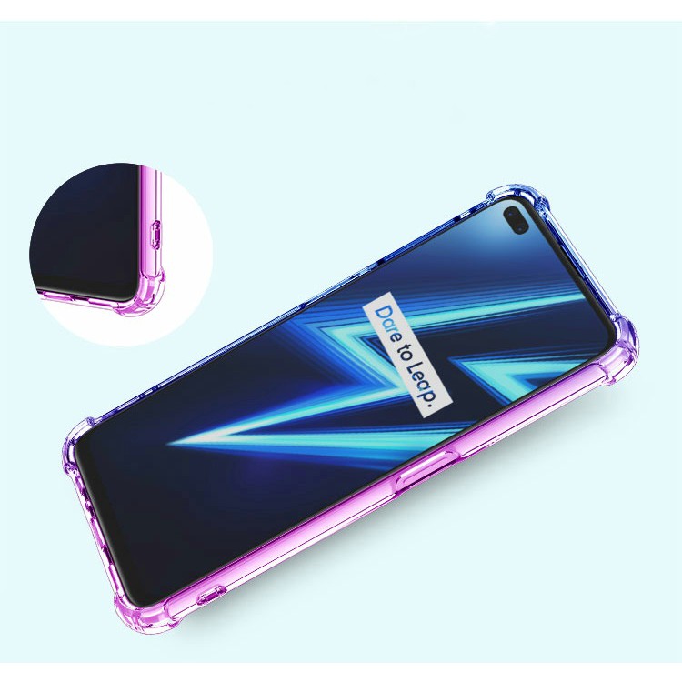 Ốp lưng Oppo Realme 6 Pro / Realme C35 dẻo TPU đa sắc nhiều màu chống sốc chống ố vàng cao cấp 2