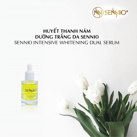 [HÀNG NHẬP KHẨU] Bộ 04 Sản Phẩm Giảm Nám, Dưỡng Trắng Sáng Da Sennio - Sennio Intensive Pigmentation Treatment Set 4