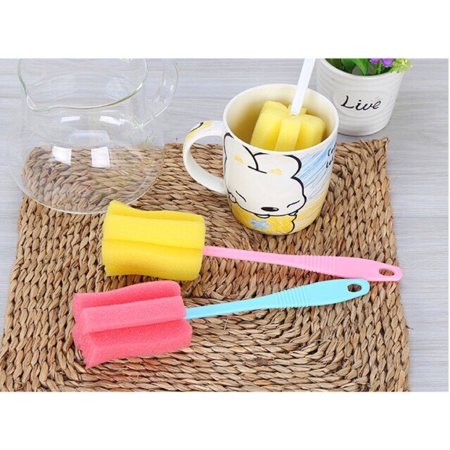 Cọ ly, cốc, bình sữa mút 1 màu