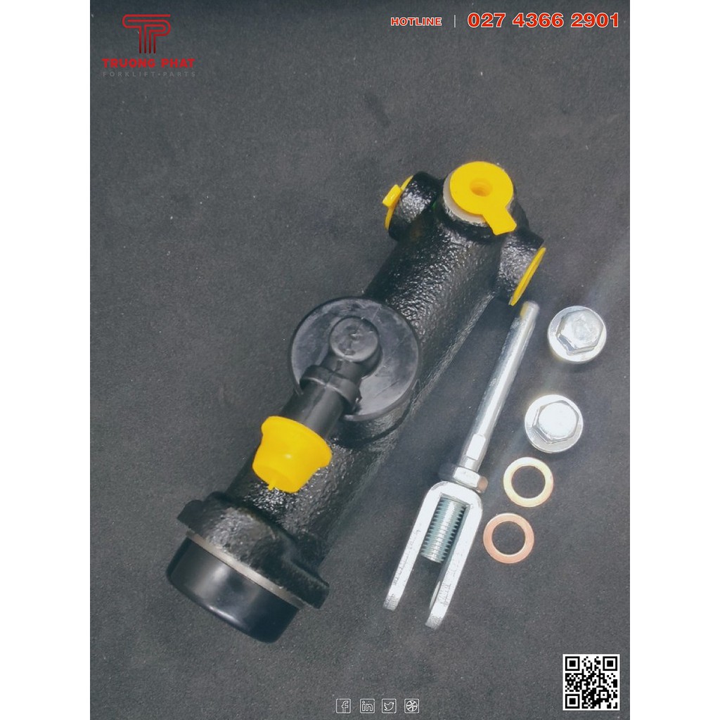 PHỤ TÙNG XE NÂNG - TỔNG PHANH XE NÂNG TCM FD25/30 T3/C3 C3  - BRAKE MASTER CYLINDER FOR TCM FORKLIFT FD25/30 - 25595-403