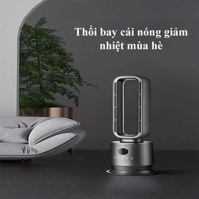 Quạt không cánh SKYWORTH tự ngắt khi nghiêng, có điều khiển từ xa phù hợp cho gia đình có trẻ nhỏ - Bảo hành 12 tháng