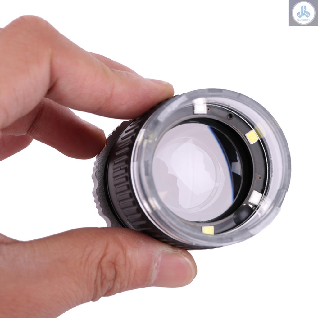 Kính Lúp Phóng Đại 30X Có Thể Điều Chỉnh Kích Thước Kèm 3 Đèn LED VN26