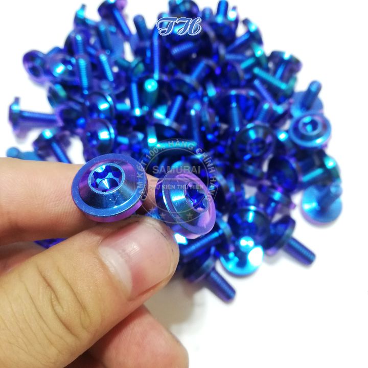 Ốc GR5 6li15 đầu dù gắn ốp pô, dàn áo,... cho Winner, Winner X, Exciter 150, Exciter 155, Wave, Sirus, ..