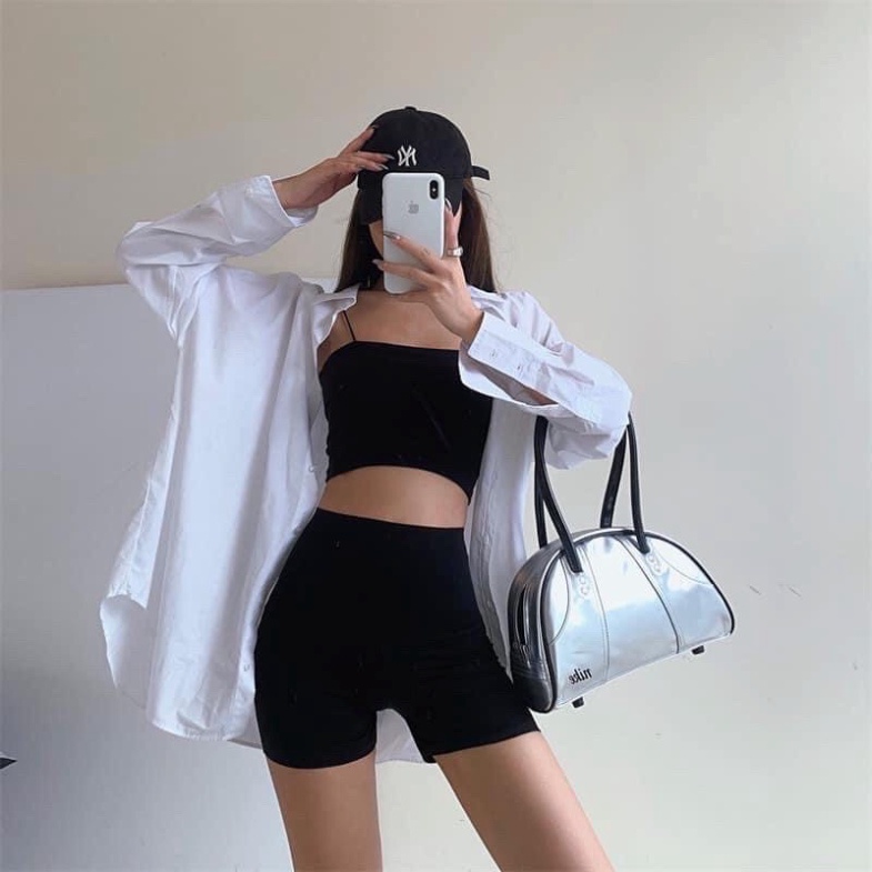 Quần Biker short cạp cao_Quần Biker short đùi ngắn tôn dáng cho mùa hè năng động,trẻ trung chất cotton | BigBuy360 - bigbuy360.vn
