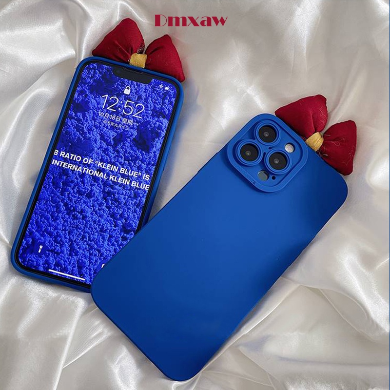Ốp Điện Thoại Silicone Mềm Bảo Vệ Camera Hình Nơ Cho Samsung Galaxy S22 Plus Ultra A22 A32 M32 4G 5G