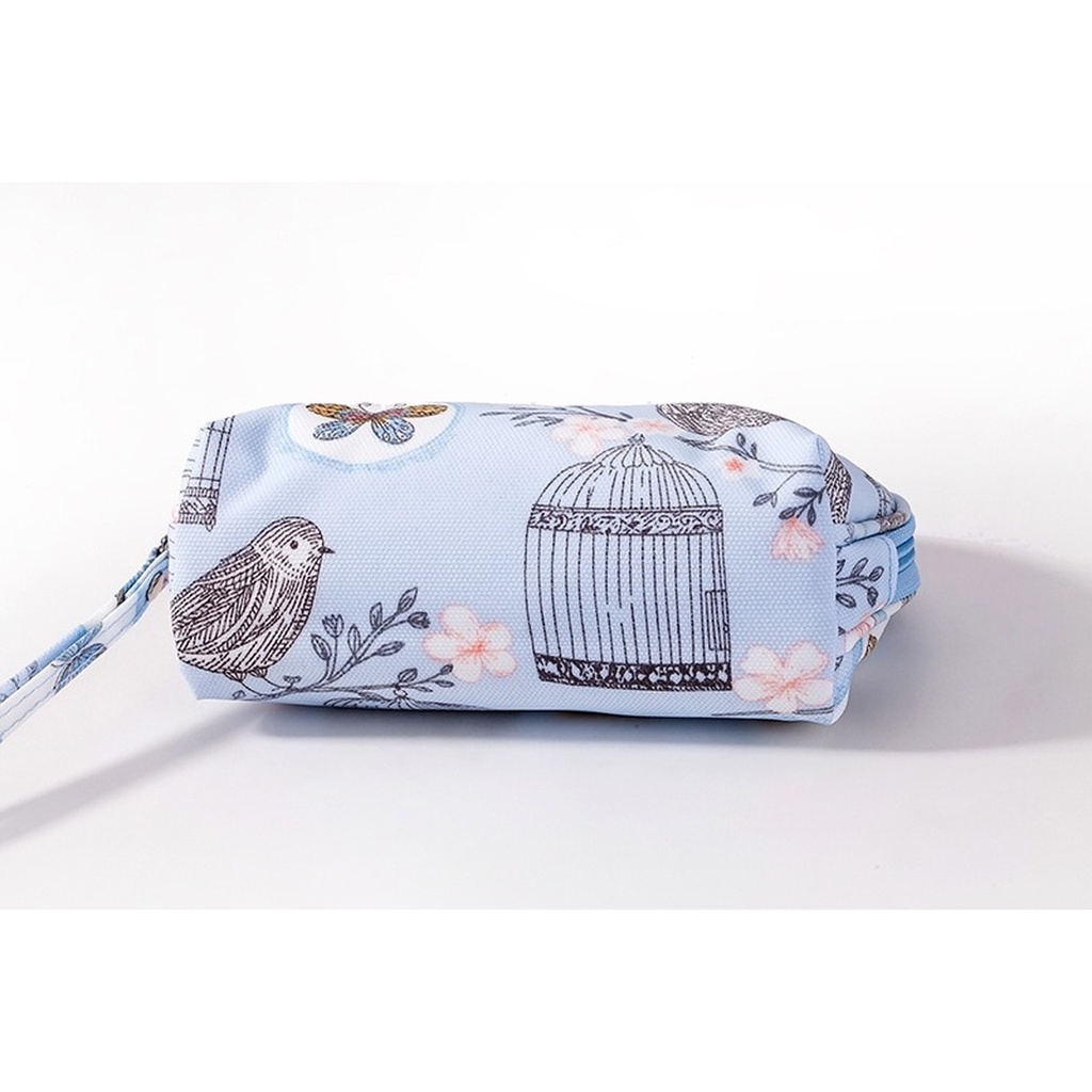 Túi Đựng Mỹ Phẩm Cầm Tay Hình Bán Nguyệt Chống Thấm Nước Tiện Dụng Mang Đi Du Lịch