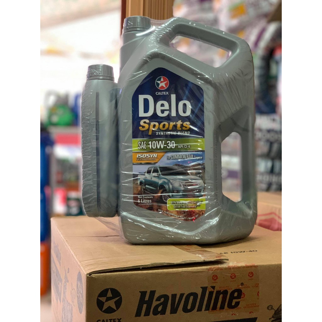 Nhớt động cơ ô tô diesel Delo Sports Synthetic Blend SAE 10W30