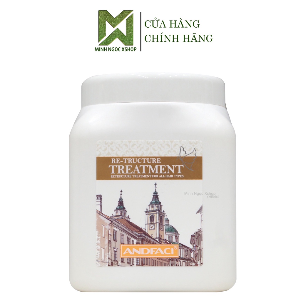 Kem ủ tóc, dầu hấp phục hồi siêu phân tử hương nước hoa Andfaci 600ML