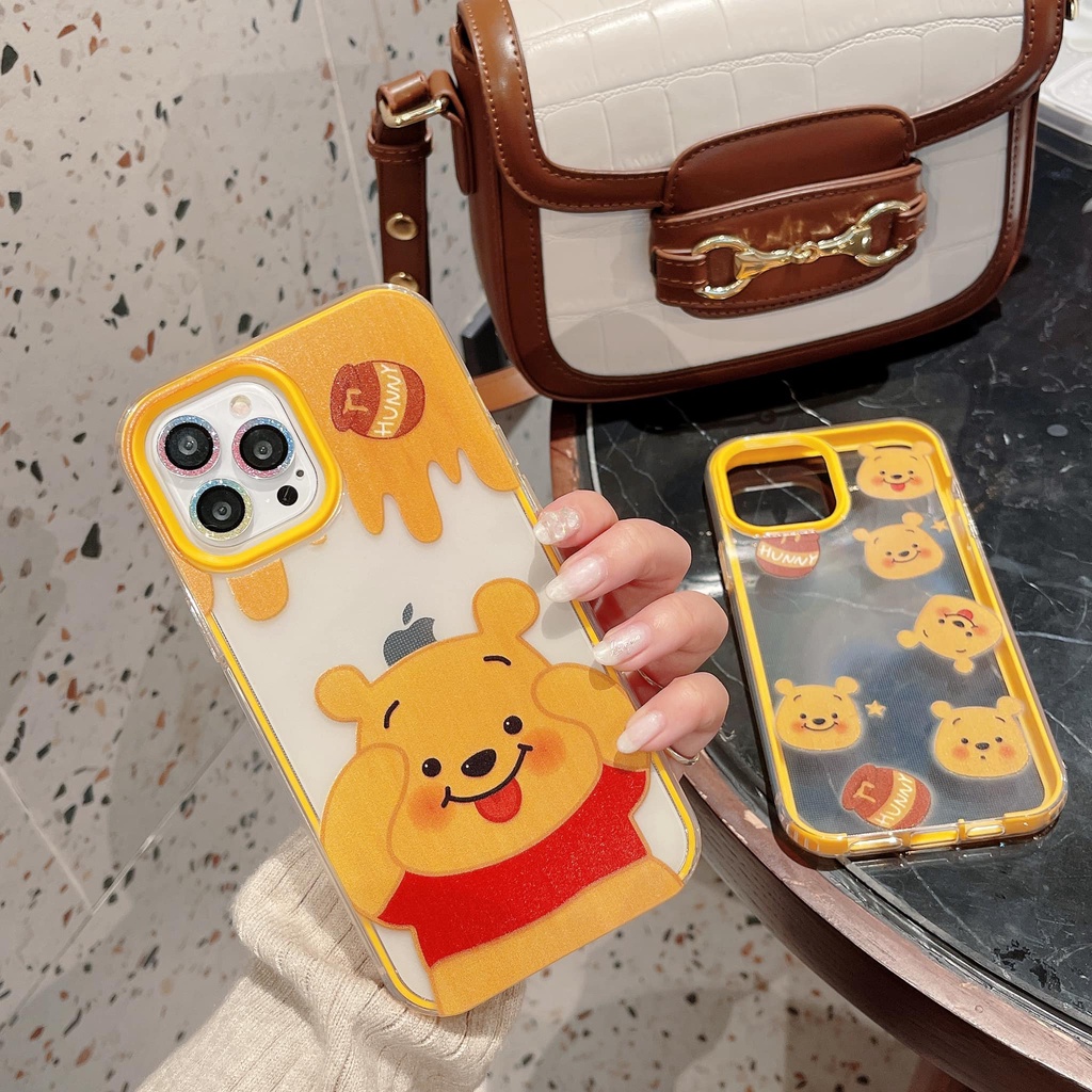 Ốp tách viền trong in hình Gấu Pooh Iphone 7plus/8plus/X/Xs/Xsmax/11/11promax/12/12pro/12promax/13/13pro/13promax
