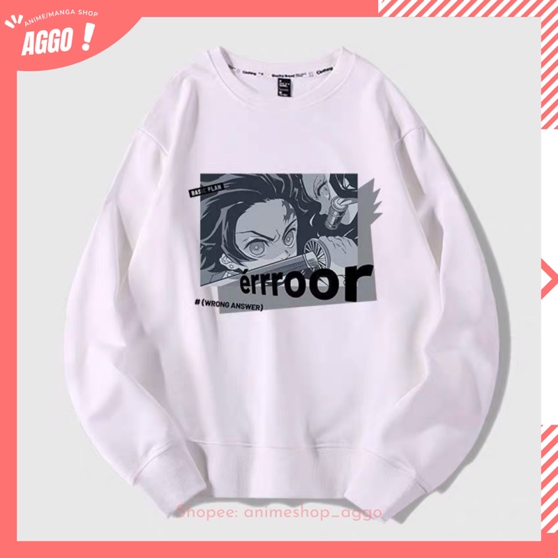 Áo Sweater Dài Tay KIMETSU NO YAIBA Siêu Đẹp | Áo  DEMON SLAYER