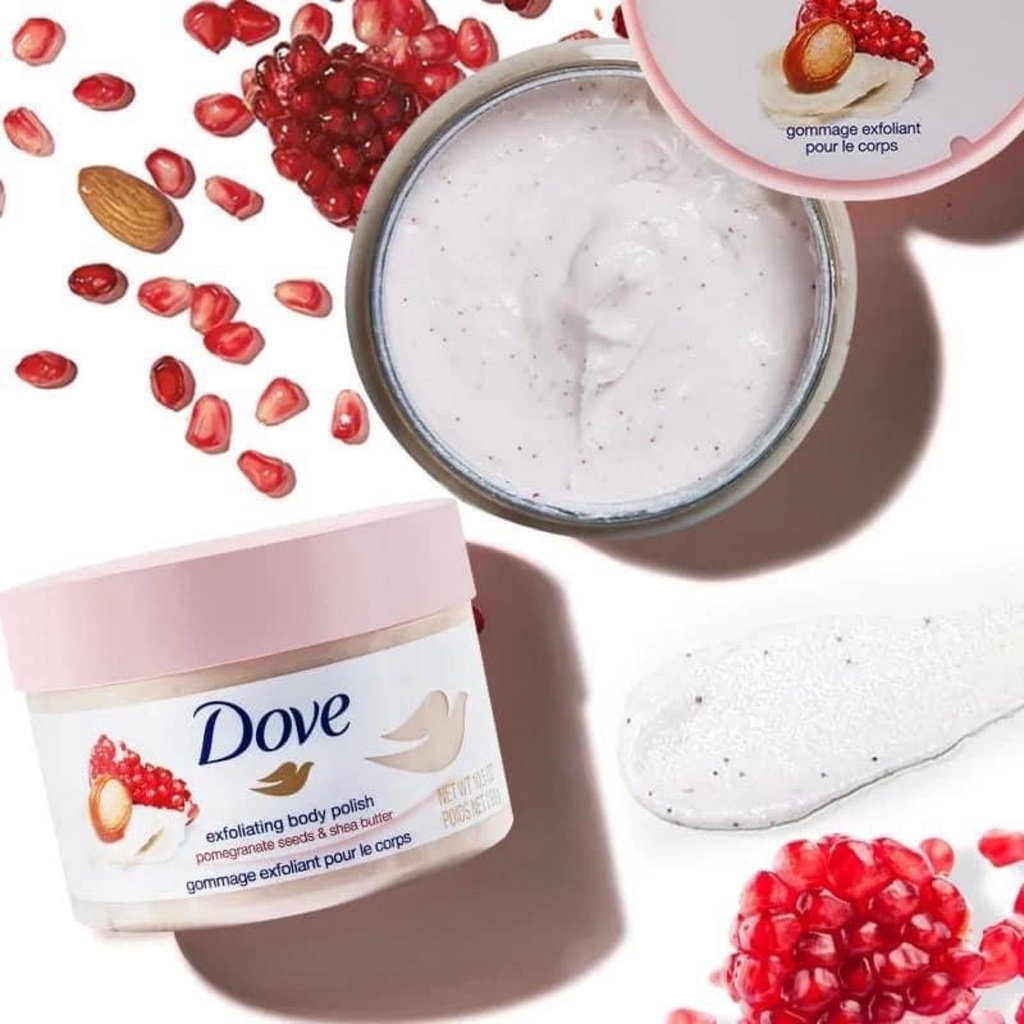 Tẩy da chết Dove Exfoliating Body Polish 225ml [Nhập Đức]