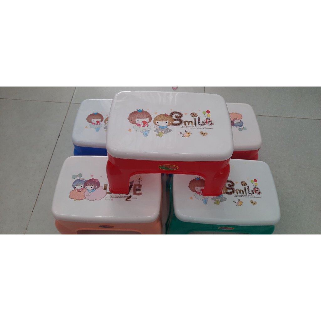{SIÊU XINH} GHẾ NHỰA THẤP NGỒI NHẶT RAU, GIẶT QUẦN ÁO