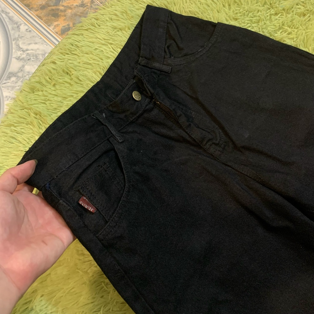 Quần jean nam nữ ống rộng ống suông Mellow, quần bò nam nữ suông ống rộng Baggy,dáng đứng vải jeans đen xanh fomt suông