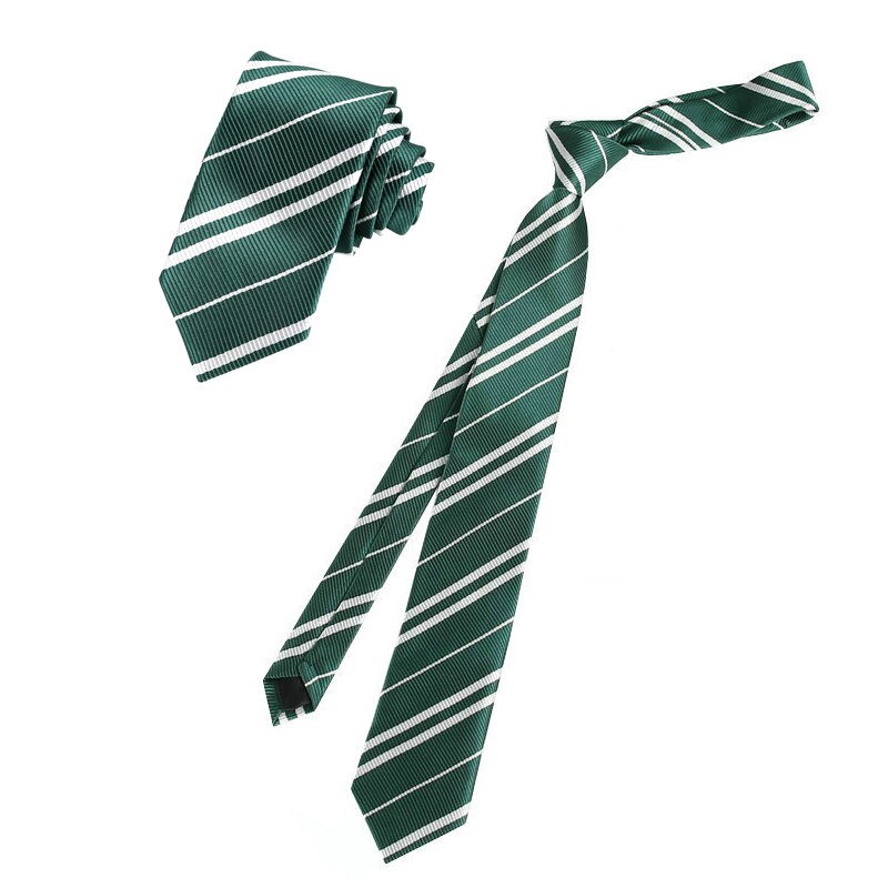 Cà vạt lụa C2103AD Harry Potter Gryffindor/ Slytherin/ Hufflepuff/ Ravenclaw dành cho người lớn và trẻ em